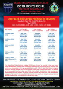 2019/20 ECNL Tryouts